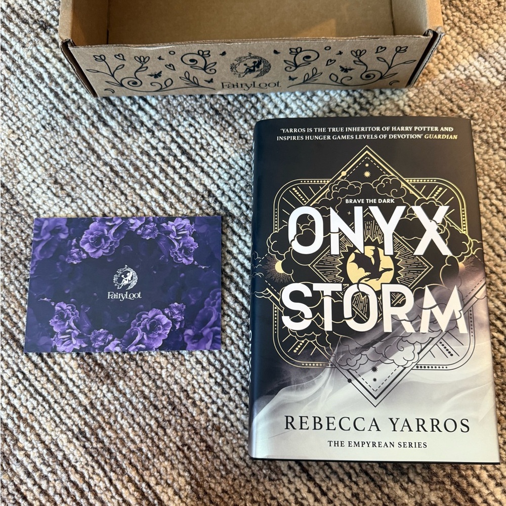 Onyx Storm by Rebecca Yarros - Exclusive Fairyloot Edition - NEW - Picture 5 of 5